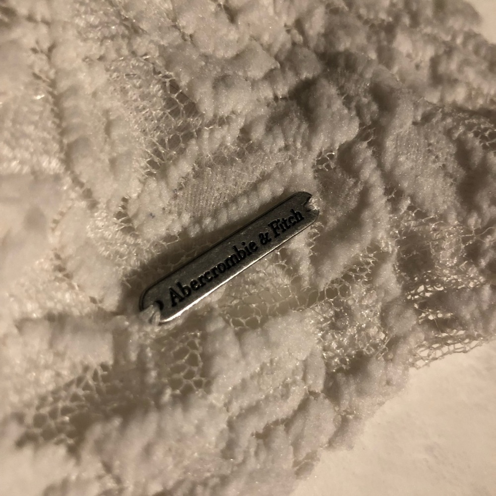 Abercrombie & Fitch White Lace Skirt